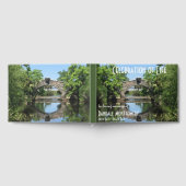 ライフブリッジカスタム反射のお祝い ゲストブック (全面)