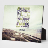 ライフプラークで最も幸せな瞬間 フォトプラーク (側面)