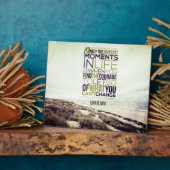 ライフプラークで最も幸せな瞬間 フォトプラーク (側面)