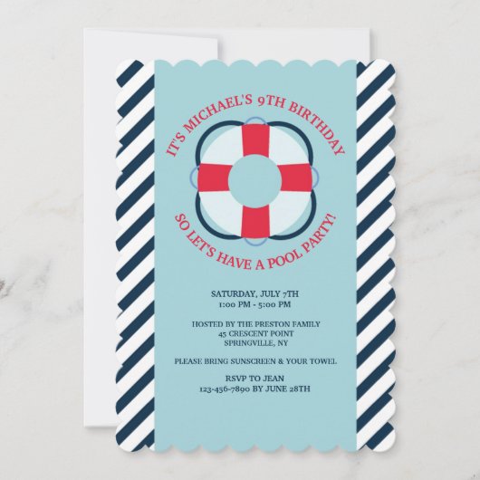 ライフプレサーバ招待状 招待状 (正面)