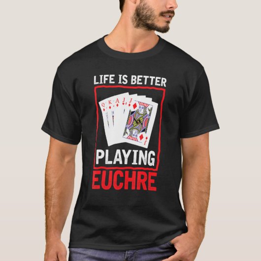 ライフベター遊ズのユークレア選手カードゲーム Tシャツ (正面)