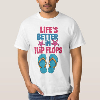 ライフベーターinビーチサンダル,夏休み tシャツ