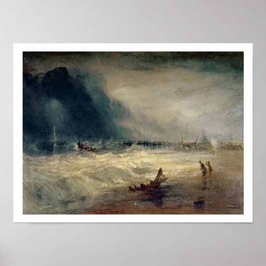 ライフボート及びマンビー装置がストランドに向かう ポスター (正面)