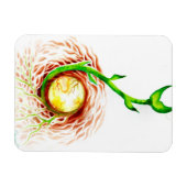 ライフポスターキャンバス印刷ポストカードのシード マグネット (横)