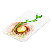 ライフポスターキャンバス印刷ポストカードのシード マグネット (左側)