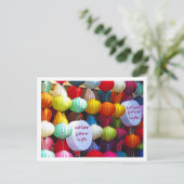 ライフポストカードに色を付ける ポストカード (スタンド正面)