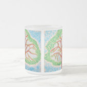 ライフマグの木 フロストグラスマグカップ (中央)