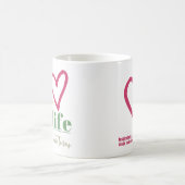 ライフマグを生きる コーヒーマグカップ (中央)