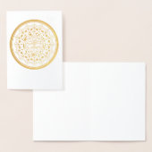 ライフマンダラゴールドフォイルグリーティングカードのツリー 箔カード (ディスプレー)