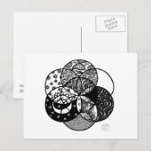 ライフマンダラポストカードのシード ポストカード (正面/裏面)