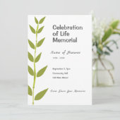 ライフメモリアル バンブー モダン 招待状 (スタンド正面)