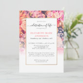 ライフメモリアル ブライト フローラル 招待状 (スタンド正面)