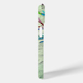 ライフモザイクグリーンのモノグラムツリー Case-Mate iPhoneケース (裏面 / 右)