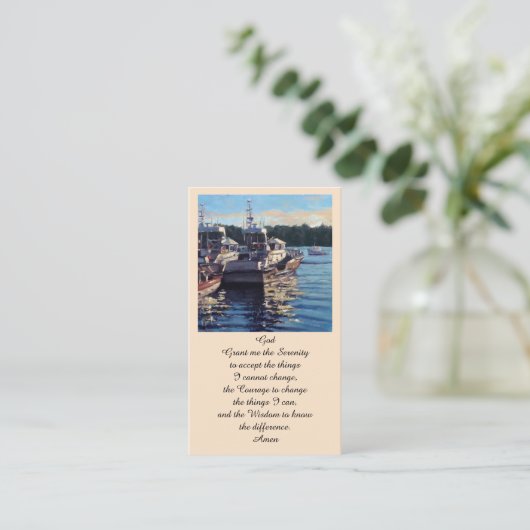 ライフモダンカードの記念お祝い 名刺 (スタンド正面)