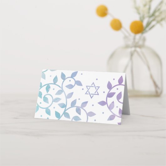 ライフモダンツリーバルミツワーエスコートカード プレイスカード (裏面)