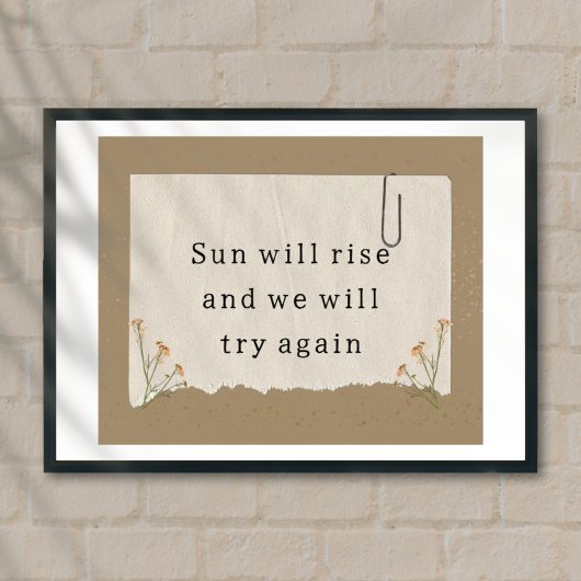 ライフモチベーション引用文ポスター ポスター