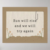 ライフモチベーション引用文ポスター ポスター (正面)