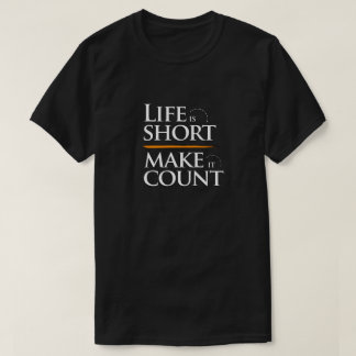 ライフモチベーション引用文 Tシャツ