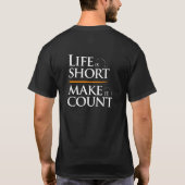 ライフモチベーション引用文 Tシャツ (裏面)