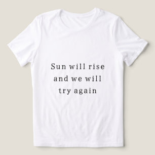 ライフモチベーション引用文Tシャツ トライブレンドTシャツ