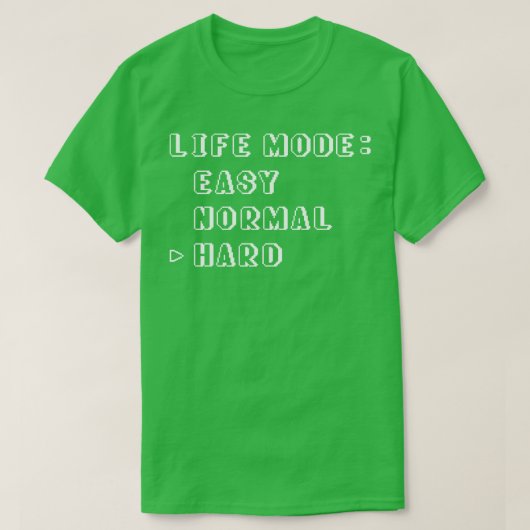 ライフモード懸命 Tシャツ (デザイン正面)