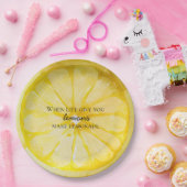 ライフユー与えレモンズ引用文 ペーパープレート (パーティー)