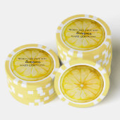 ライフユー与えレモンズ引用文 ポーカーチップ (積み重ね)