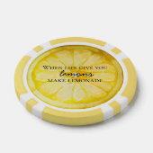 ライフユー与えレモンズ引用文 ポーカーチップ (シングル)