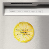 ライフユー与えレモンズ引用文 マグネット (インサイチュ (食洗機))