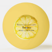 ライフユー与えレモンズ引用文 卓球ボール (正面)