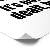 ライフライクトランプのポーカーポスター ポスター (角)