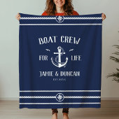 ライフライフライフファイル用ボートク航海のルーモダンプ フリースブランケット