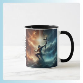 ライフラインとしてのクロス – Radiance Ambidst Storm マグカップ