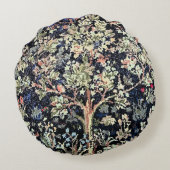 ライフラウンド枕のウィリアム・モリスの木 ラウンドクッション (裏面)