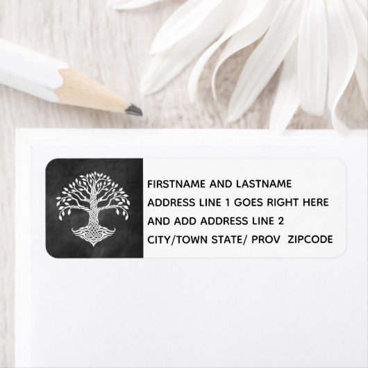 ライフラベルイメージのツリー離れ ラベル (インサイチュ)