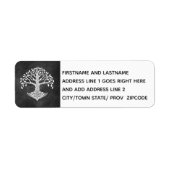 ライフラベルイメージのツリー離れ ラベル (正面)