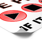 ライフリモートおもしろいポスター ポスター (角)