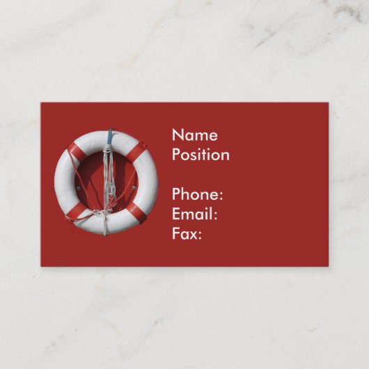 ライフリングや輪名刺 名刺 (正面)