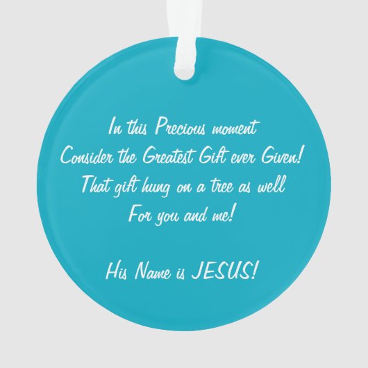 ライフリースアクリルオーナメント オーナメント (裏面)