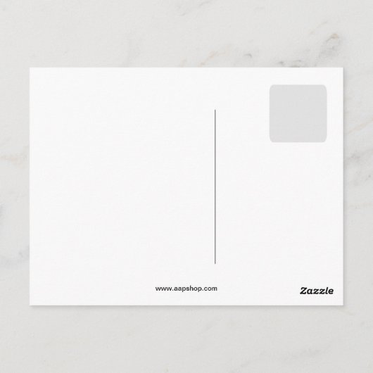 ライフルおもしろいとゴルフの服を着たヴィンテージの男 ポストカード (裏面)