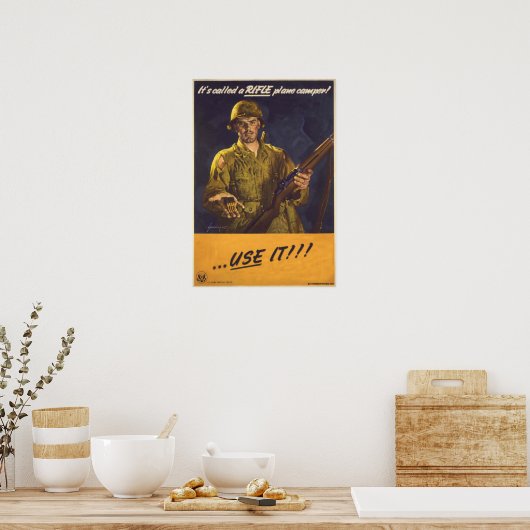 ライフルだ ポスター (キッチン)