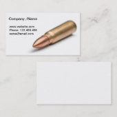 ライフルの弾丸 名刺 (正面/裏面)