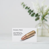 ライフルの弾丸 名刺 (スタンド正面)