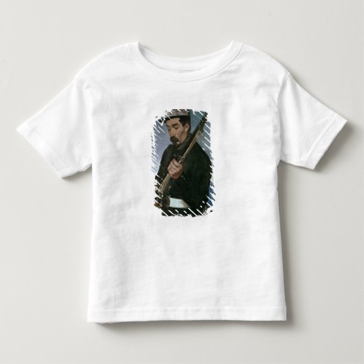 ライフルを持っている警官ではない トドラーTシャツ (正面)