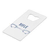 ライフルコロラドロック登山クイックドロー クレジットカード栓抜き (正面アングル)