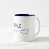 ライフルコロラドロック登山クイックドロー ツートーンマグカップ (正面右)