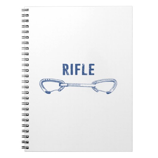 ライフルコロラドロック登山クイックドロー ノートブック (正面)