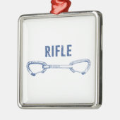 ライフルコロラドロック登山クイックドロー メタルオーナメント (左)