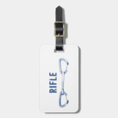 ライフルコロラドロック登山クイックドロー ラゲッジタグ (正面縦)