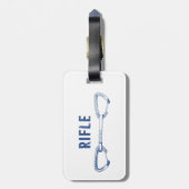 ライフルコロラドロック登山クイックドロー ラゲッジタグ (裏面縦)
